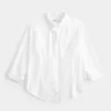 Camicia oversize in misto lino