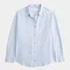 Camicia oversize in misto lino