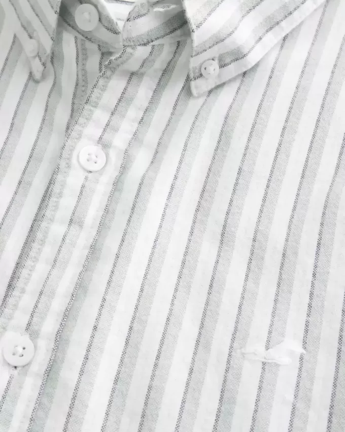 Camicia Oxford a maniche lunghe