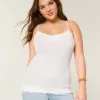 Canotta con bordo in pizzo