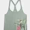 Canotta con grafica Easy Trend Drop Tropical Bird Canotta con grafica Easy Trend Drop Tropical Bird