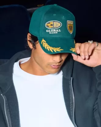 Cappello da baseball con grafica Global Game