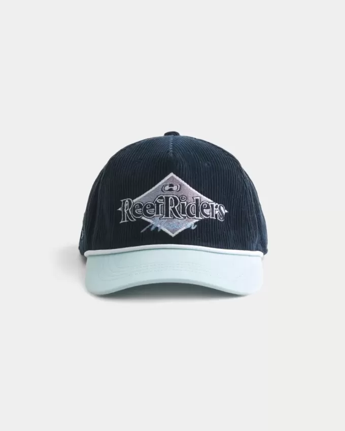 Cappello da baseball in velluto a coste con grafica ReefRiders