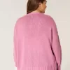 Cardigan con maniche in pizzo senza chiusura