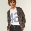 Cardigan con motivo squadrato