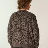 Cardigan con motivo squadrato