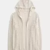 Cardigan senza chiusura con cappuccio Stitchy