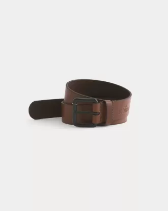 Cintura classica in pelle