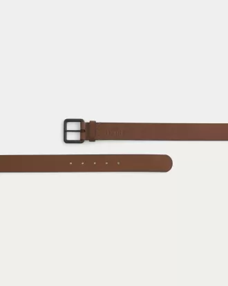 Cintura classica in pelle