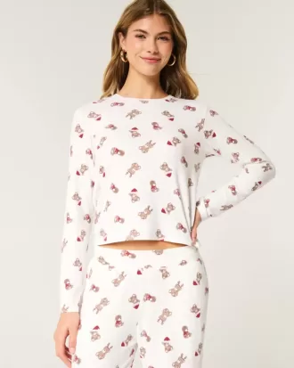 Comoda camicia da pigiama a maniche lunghe