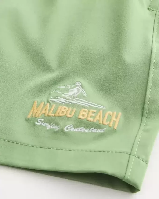 Costume da bagno Malibu Beach Graphic a metà coscia