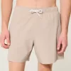 Costume da bagno Volley in seersucker a metà coscia