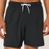 Costume da bagno Volley in seersucker a metà coscia