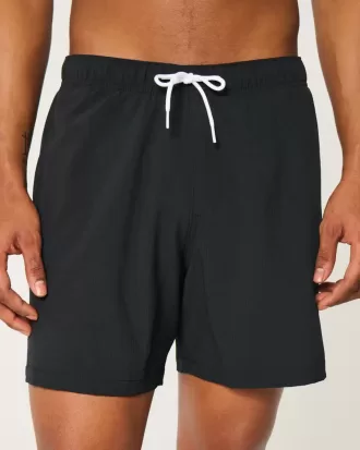 Costume da bagno Volley in seersucker a metà coscia
