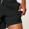 Costume da bagno Volley in seersucker a metà coscia