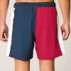 Costume da bagno Volley in seersucker a metà coscia
