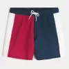 Costume da bagno Volley in seersucker a metà coscia