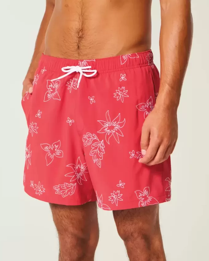 Costume da bagno Volley ricamato a metà coscia