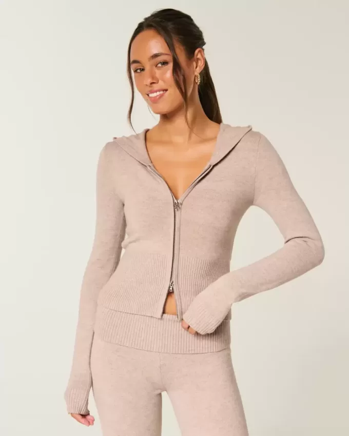 Felpa con cappuccio e cerniera Gilly Hicks
