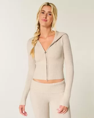 Felpa con cappuccio e cerniera Gilly Hicks