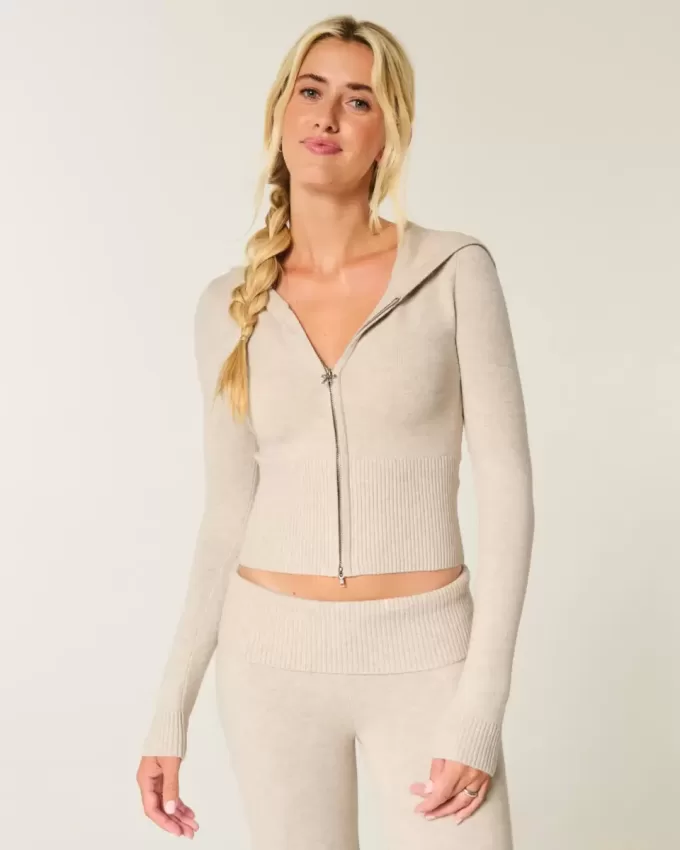 Felpa con cappuccio e cerniera Gilly Hicks