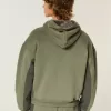 Felpa con cappuccio e zip foderata in sherpa Hollister x Crocs