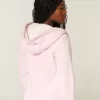 Felpa con cappuccio e zip foderata in sherpa Hollister x Crocs
