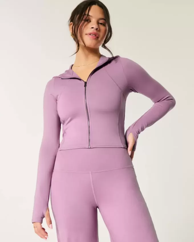 Felpa con cappuccio e zip Gilly Hicks Active Recharge Felpa con cappuccio e zip Gilly Hicks Active Recharge