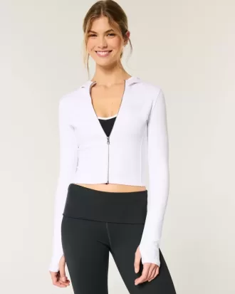 Felpa con cappuccio e zip Gilly Hicks Active Recharge