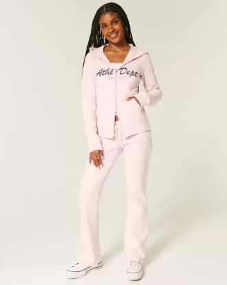 Felpa con cappuccio e zip grafica Slim Athletic Dept