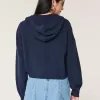 Felpa con cappuccio e zip Hollister Comfy Cloud