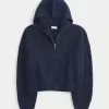 Felpa con cappuccio e zip Hollister Comfy Cloud