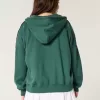Felpa con cappuccio Easy Half-Zip