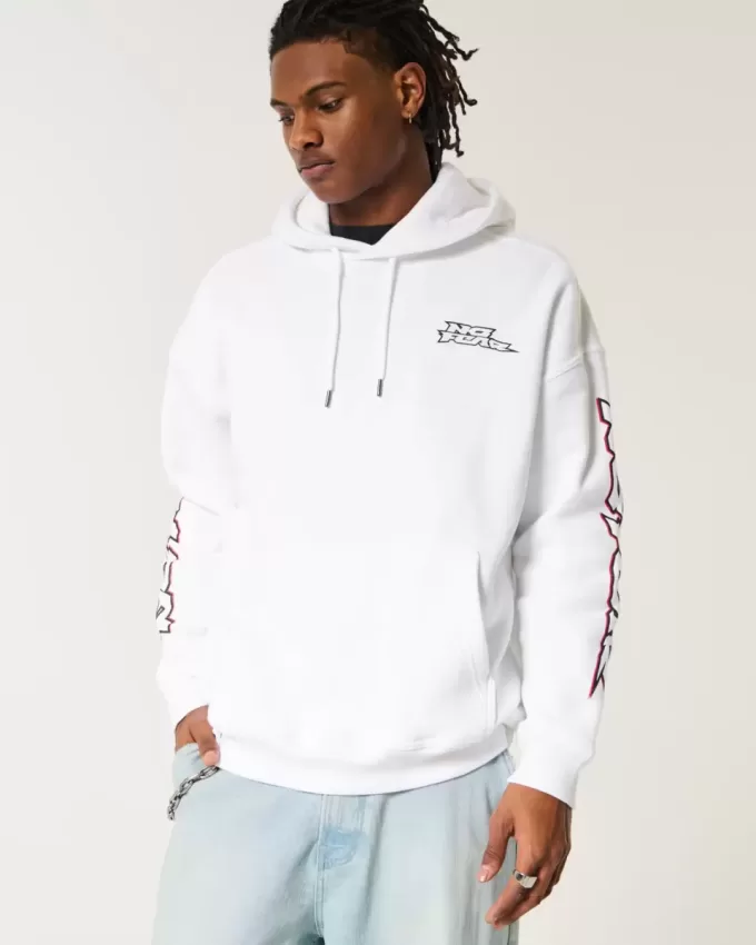 Felpa con cappuccio grafica Baggy No Fear