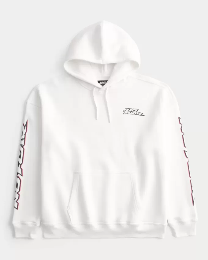 Felpa con cappuccio grafica Baggy No Fear
