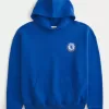 Felpa con cappuccio grafica Boxy Chelsea FC