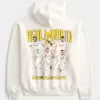 Felpa con cappuccio grafica Boxy Real Madrid CF