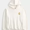 Felpa con cappuccio grafica Boxy Real Madrid CF