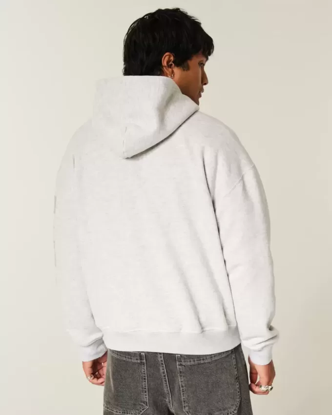 Felpa con cappuccio grafica Boxy Senior Year 2026