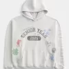 Felpa con cappuccio grafica Boxy Senior Year 2026