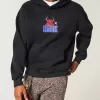 Felpa con cappuccio grafica Boxy The Rock