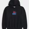 Felpa con cappuccio grafica Boxy The Rock