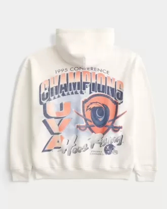 Felpa con cappuccio grafica Boxy University of Virginia Cavaliers