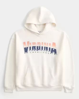 Felpa con cappuccio grafica Boxy University of Virginia Cavaliers