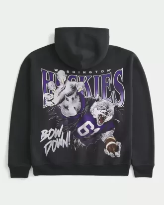 Felpa con cappuccio grafica Boxy University of Washington Huskies