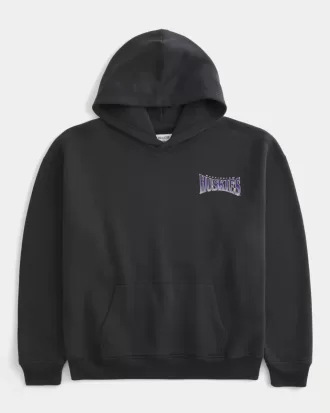 Felpa con cappuccio grafica Boxy University of Washington Huskies