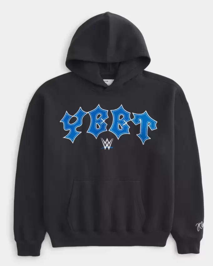 Felpa con cappuccio grafica Boxy Yeet