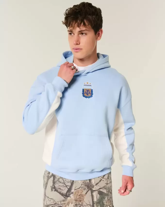 Felpa con cappuccio grafica dell’Associazione calcistica argentina