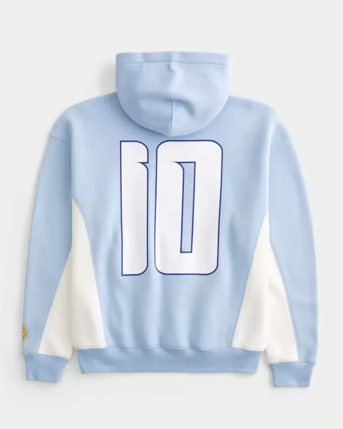 Felpa con cappuccio grafica dell’Associazione calcistica argentina