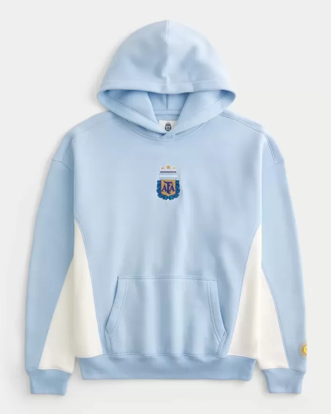 Felpa con cappuccio grafica dell’Associazione calcistica argentina